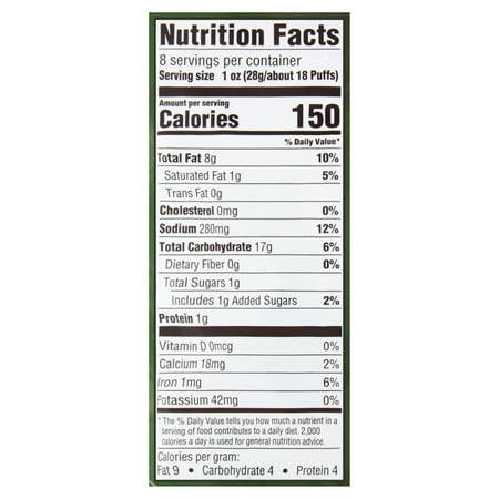 Great Value Jalapeño Cheese Puffs, 8 oz