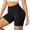 Black, variant on Workout Gym Shorts Women, High Waisted Seamless Butt Lifting Scrunch Butt Sports Shorts(Brown/M)