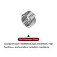 thumbnail image 4 of Uxcell 30 Pack 3/8 16 UNC 1D 9.5mm 304 Stainless Steel Helical Wire Threaded Inserts, 4 of 5