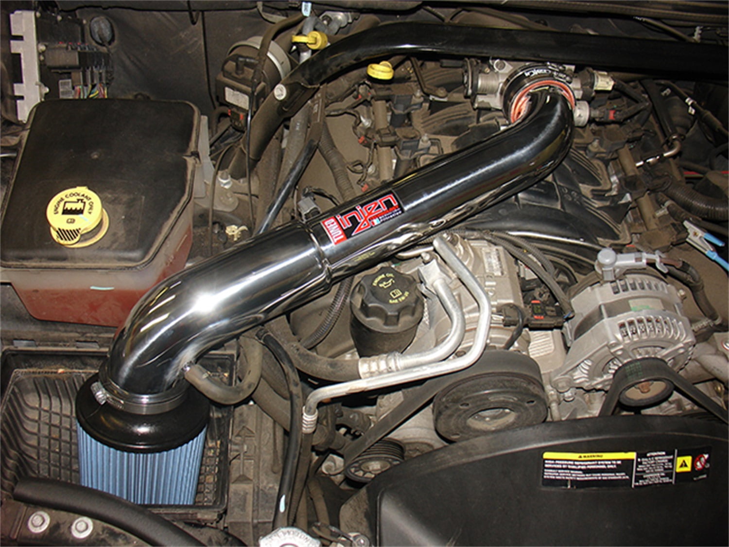 Injen 05-07 Jeep Grand Cherokee WK 4.7L V8 Wrinkle Black Tuned Air Intake w/ MR Tech Fits select: 2021 TOYOTA TUNDRA DOUBLE CAB SR/SR5