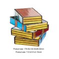 thumbnail image 3 of POINTERTECK Livres Empilés en Vitrail Lampe LED Colorée Veilleuse (Plastique), 3 of 7
