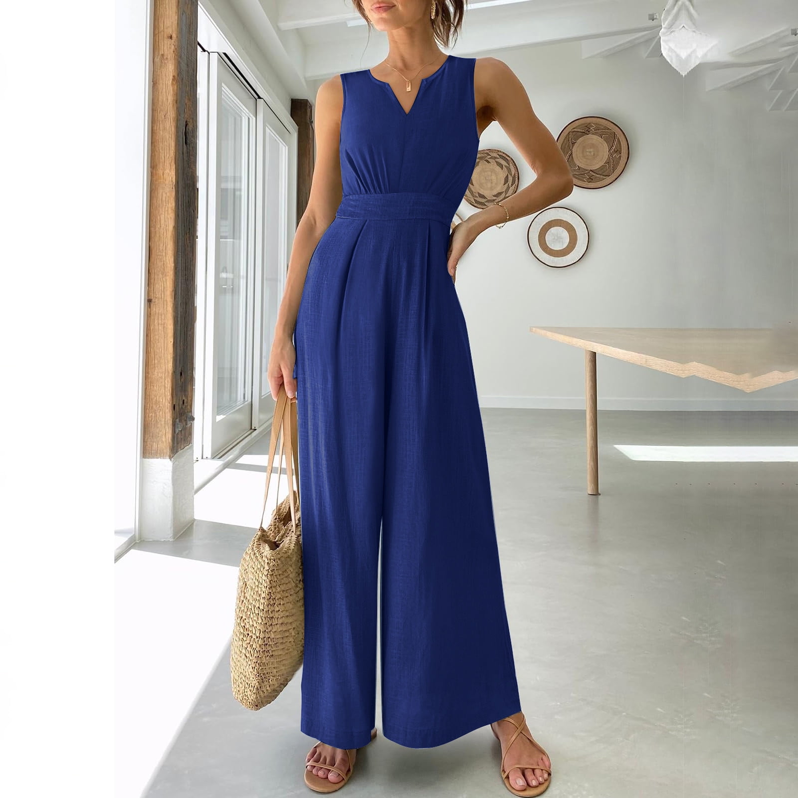 【美咲】NKJ 2025SS]WORK JUMPSUITS Amazon.com: JASAMBAC Black Jumpsuits for Women Dressy Casual
