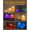 thumbnail image 2 of Luces de escalera con sensor de movimiento WILLED RGB y blanco cálido para interiores, 2 of 7