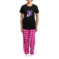 thumbnail image 4 of CafePress - Cute Baby Dragon Women's Dark Pajamas - Women's Short Sleeve Print T-Shirt and Pants Dark Cotton Pajama Set, 4 of 7