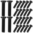 thumbnail image 1 of 50 tornillos roscados para adaptador de vástago de portabrocas, tornillo de fijación de acero para taladro eléctrico, tornillos de cabeza plana, kit de tornillos de repuesto para taladro, 5 x 22 mm, 1 of 7