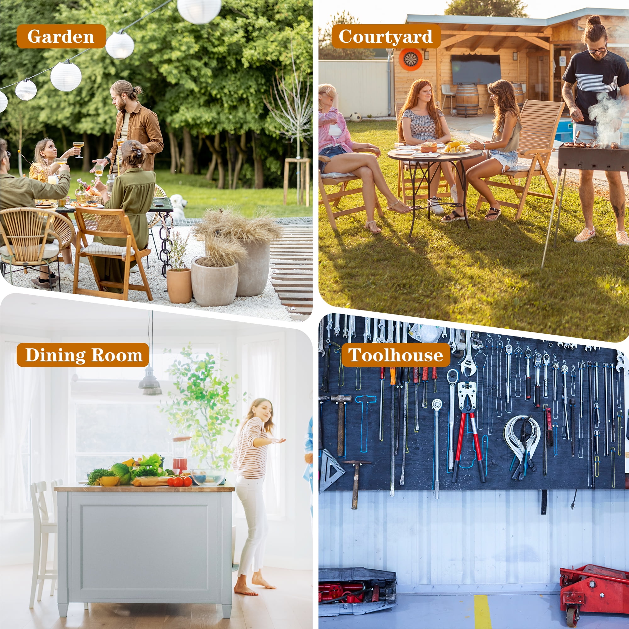 Walsunny Outdoor Grill Cart with Storage Cabinet, Outdoor Kitchen Island on Wheels, BBQ Grill Prep Table Movable Patio Storage Counter Foldable Tabletop, Black