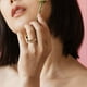 thumbnail image 4 of Anillo abierto trenzado vintage TUNC joyería de acero inoxidable ajustable, 4 of 5