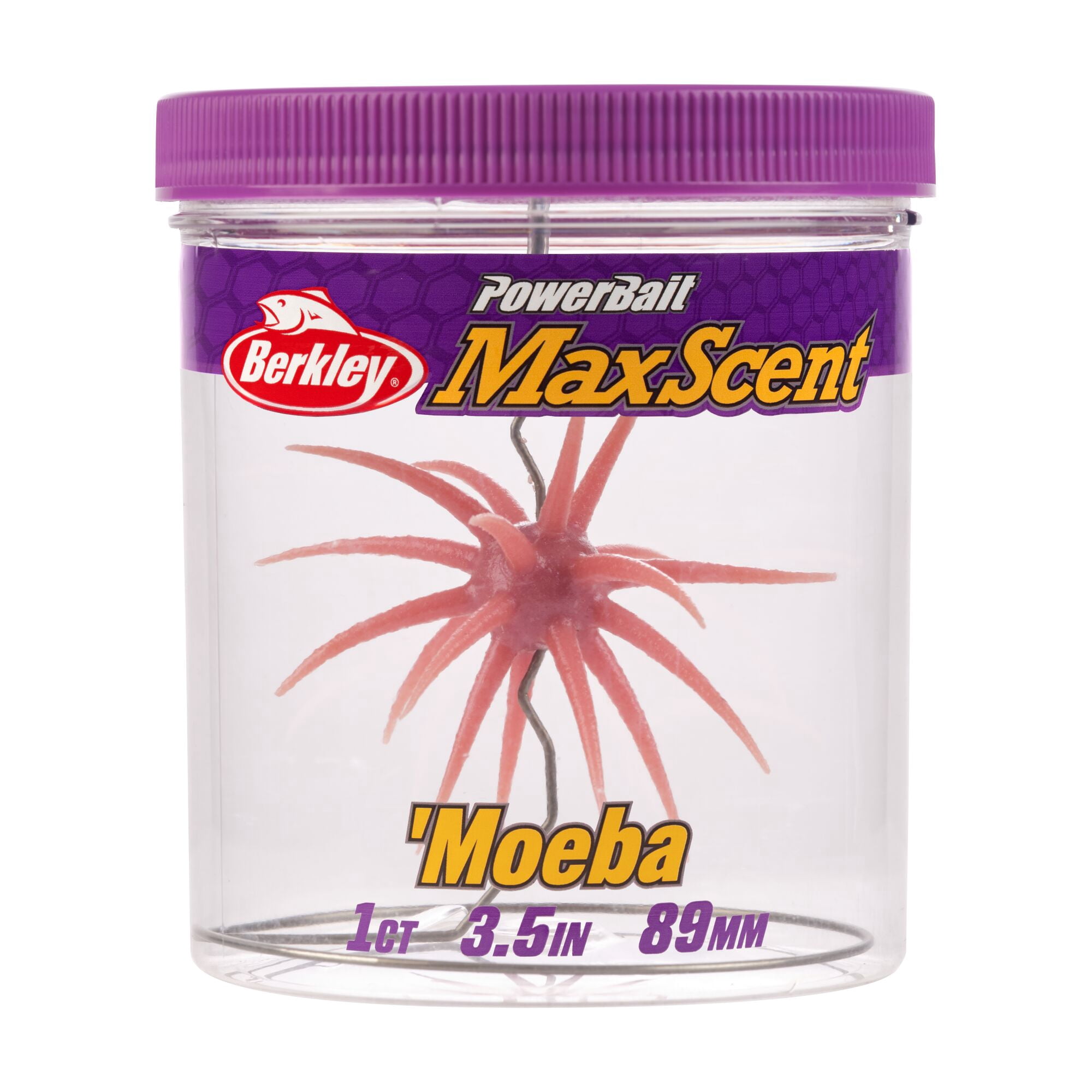 Berkley PowerBait® MaxScent 'Moeba, 3.5 in, Creatures, Mimizu (1-count)