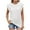 White, variant on ZyeKqe Cap Sleeve Shirts for Women Round Neck T Shirts Crewneck Pullover Knit Tops Loose Fitted Blouses