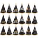 thumbnail image 1 of 18 sombreros cónicos para fiesta de Año Nuevo 2024, sombreros de papel para Año Nuevo, suministros para fiesta de Nochevieja., 1 of 4