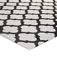 thumbnail image 3 of Modway Lida Moroccan Trellis 5' x 8' Area Rug in Ivory and Charcoal, 3 of 6