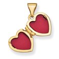 thumbnail image 2 of 14k Floral Heart Locket XL62 (15mm x 10mm), 2 of 3