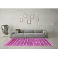 thumbnail image 3 of Ahgly Company Indoor Rectangle Oriental Purple Modern Area Rugs, 6' x 9', 3 of 4