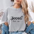 thumbnail image 4 of Jollimate Jesus Loves Me Graphic Tee, Christian Shirt for Women, Religious Faith Gift for Her, 4 of 6