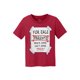 thumbnail image 1 of Camiseta de Algodón para Niños Gravity Trading Rojo X-Grande, 1 of 1