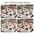 thumbnail image 7 of ODIKA Pink Geometric Contemporary Abstract Prism Border Interlocking Foldable Easy Care for Queen Size Bedroom, Under Bed, Master Suite, 7 of 7