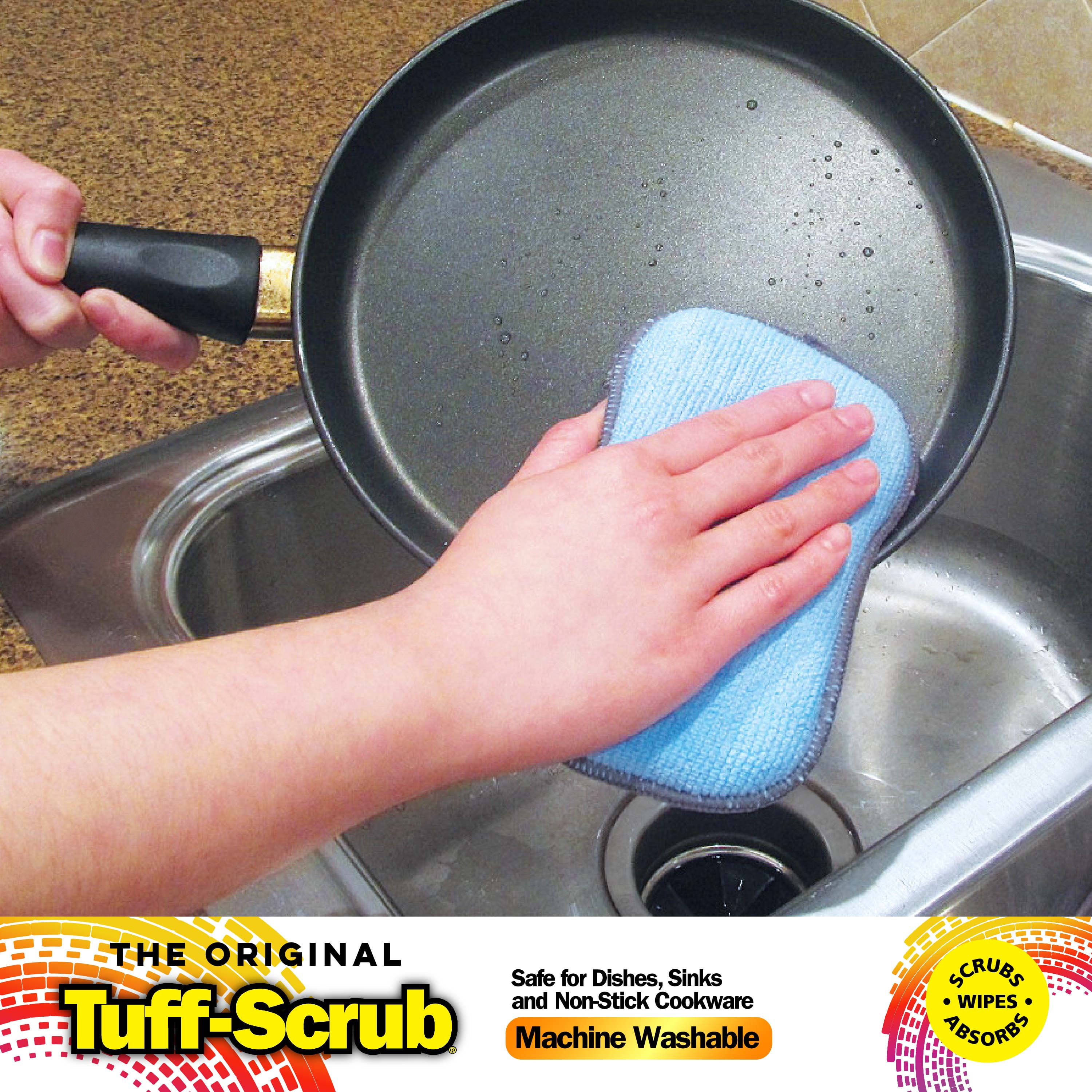 2 or 4 Save buy 12 A&H Cleaning Pads Tuff Scrub 2' n' 1 Microfiber Sponge Pads 