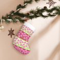 thumbnail image 7 of Salouo Flowers Print Christmas Stockings,Large Xmas Stocking Set of 1 Holiday and Farmhouse Stocking for Christmas Holiday Party Decoration(17.7*11 Inch), 7 of 7