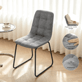 thumbnail image 6 of 43.5 Inch Round Dining Table Set For 4, 5-Piece Wooden Table with Metal Leg Dining Chairs, Mid Century Modern Small Coffee Set For Dining Room Kitchen Apartment, 6 of 9
