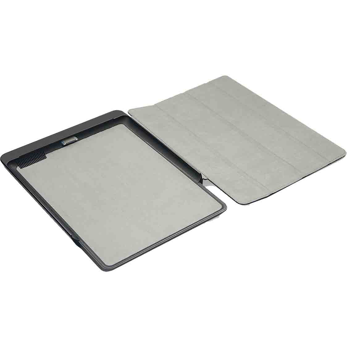 Extended Rechargeable Battery Genuine Leather Case for iPad 