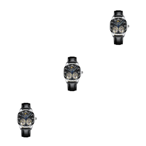 Reloj Mecánico de acero inoxidable Sonducket para hombre ajustable analógico Vintage