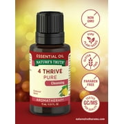 Natures Truth 4 Thrive Essential Oil Blend | 15 mL | 100% Pure | Natural & Undiluted | GC/MS Tested | Great for Diffusers | Blend of Clove, Lemon, Eucalyptus, Rosemary Oil