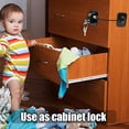 thumbnail image 3 of Cerradura para refrigerador con llaves, gabinete para refrigerador, seguridad para niños, a prueba de niños, ventana, puerta, cajón oso de fresa  Hogar, 3 of 4