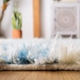 thumbnail image 5 of SAFAVIEH Manhattan Eamon Abstract Runner Rug, Ivory/Blue, 2'3" x 8', 5 of 6