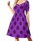 thumbnail image 4 of Vestido Vintage de manga corta con diseño de Damasco negro y morado vestido de noche de lujo para mujer vestidos de novia para graduación, 4 of 8