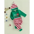 Pudcoco My First Christmas Baby Boy Girl Outfit Newborn Long Sleeve