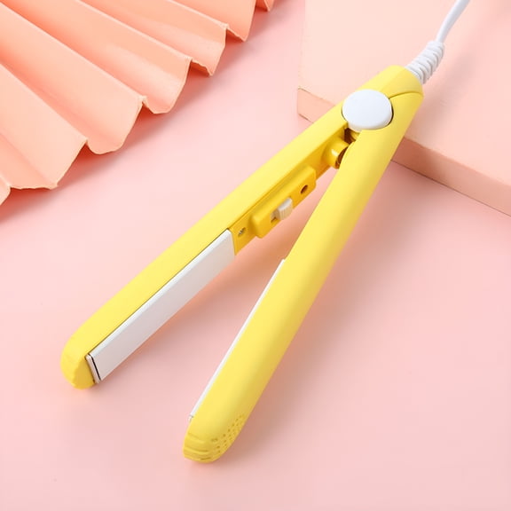 ZHZFKQ 2026 New Small Flat Irons for Short Hair, Pencil Flat Iron Hair Straightener for Edges, Mini Flat Iron, Hair Straightener and Curler 2 in 1, Dual Voltage for Home, Travel, Salon, Dorm, Gym