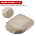 thumbnail image 6 of KBH Center Console Lid Armrest Cover for 1997-2003 Ford F150 Lariat, Middle Console Cover Replacement Upholstery for Truck Accessories Interior, Beige (Leather Skin Only), 6 of 7