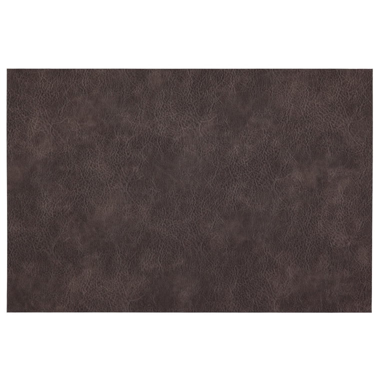 【DWD】MAT FAKE LEATHERセット Ala Carte by Dainty Home Florence Solid Textured Faux Leather