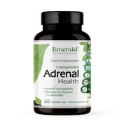Emerald Labs Adrenal Health with Sensoril Ashwagandha, Vitamin B12, and Rhodiola for Adrenal Support, Stress Relief Support and Mental Clarity - 60 Vegetable Capsules