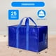 thumbnail image 2 of Bolsas de mudanza Simple Deluxe extra grandes, paquete de 6, azules, 95 l/25 galones, 2 of 7