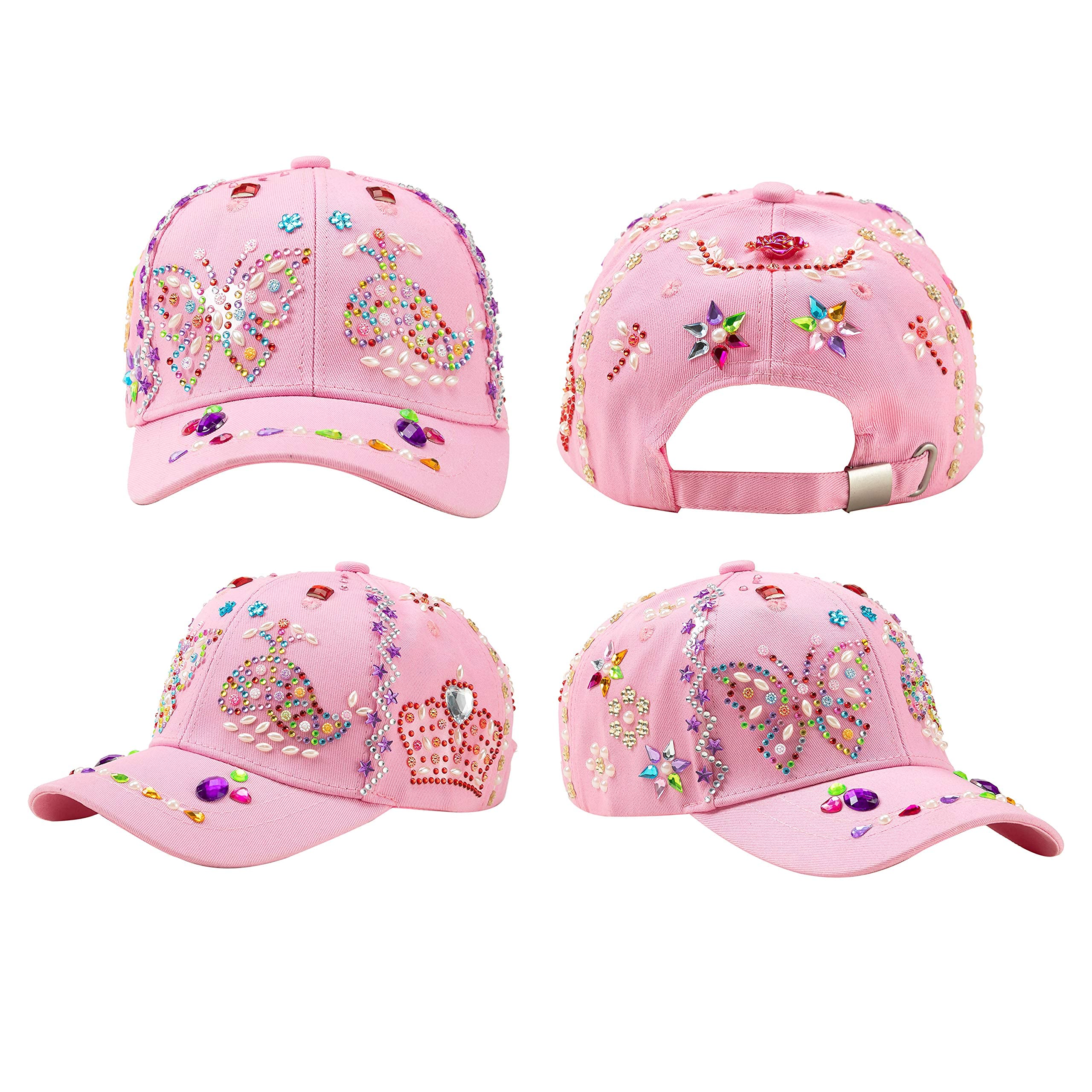 Joyfy Pink Baseball Art on Cap Set, Gem & Glitter Craft photo 8