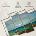 thumbnail image 6 of Elephant Stock Wispy Clouds Wall Art - Horizontal Multi Panel Canvas - Living Room Wall Decor - Abstract Multi Panel - Teal And Yellow Decor By Silvia Vassileva - 84" x 54", 6 of 8