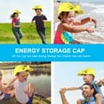 thumbnail image 4 of Miangastore 1PC Fan Sun Solar Energy Storage Hat Children with Switch, 4 of 8