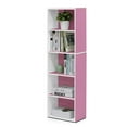 thumbnail image 4 of Pemberly Row Engineered Wood 5-Tier Reversible Open Shelf Bookcase in Pink, 4 of 6