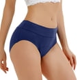 thumbnail image 5 of DORKASM Swimwear Leakproof Bikini Brief Bottoms Menstrual Swim Bottoms for Teens, Girls, Women Blue S, 5 of 6