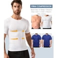 thumbnail image 3 of MANIFIQUE Short Sleeve Compression Shirt Men, Shapewear Mens Tank Top , Athletic Workout Shirts, 3 of 7