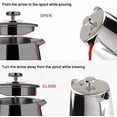 thumbnail image 3 of French Press Coffee Maker, 50-Ounce, 304 Stainless Steel Insulated Coffee Press with Extra Screen, 3 of 5