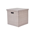 thumbnail image 2 of Cajas De Almacenamiento Caja organizadora plegable de tela color caqui para artículos del hogar (1 pieza) Rkxzt, 2 of 9