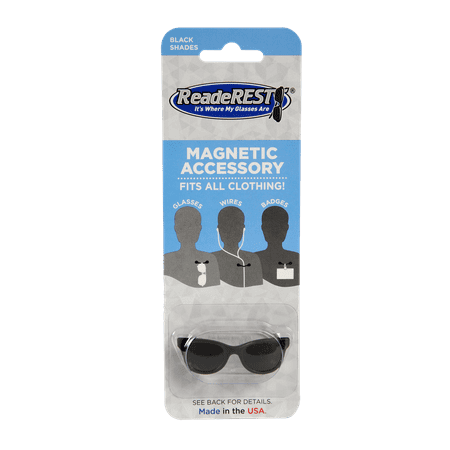 Black Shades Magnetic Eyeglass Holder, Sunglasses Holder | ReadeREST