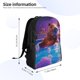 thumbnail image 4 of Fotbe Capybara Bathtub Fun Mochila de Viaje para Laptop, Mochila Ejecutiva Delgada y Resistente 15.6", 4 of 8