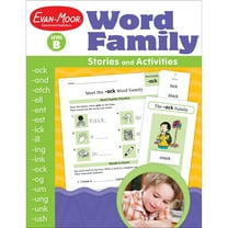 Evan-Moor Word Family Stories and Activities, Kindergarten - Grade 2 (Level B), Teacher Resource