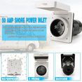 thumbnail image 4 of 50 Amp RV Power Inlet Receptacle, 50 Amp RV Power Cover Twist Locking Connector, 4 of 6