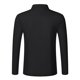 thumbnail image 5 of Ceisia Men's Relaxed Fit Linen Blend Long Sleeve Turndown Collar Shirt with Chest Pocket Black M Gifts, 5 of 6