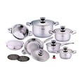 thumbnail image 1 of Batería de Cocina acero Grado quirúrgico SWISS CRISTAL 16 piezas, 1 of 4