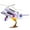 White, variant on PlayWorld Police Airplane With 4D Flashing Lights - White